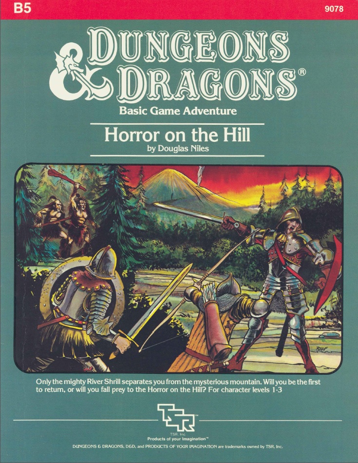 254. Douglas Niles – B5: Horror on the Hill (1983)