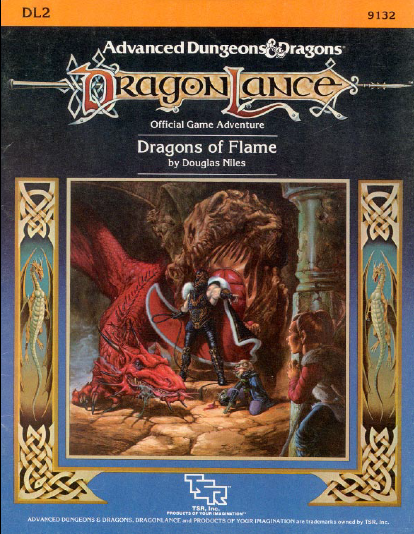 307. Douglas Niles – DL2: Dragons of Flame (1984)