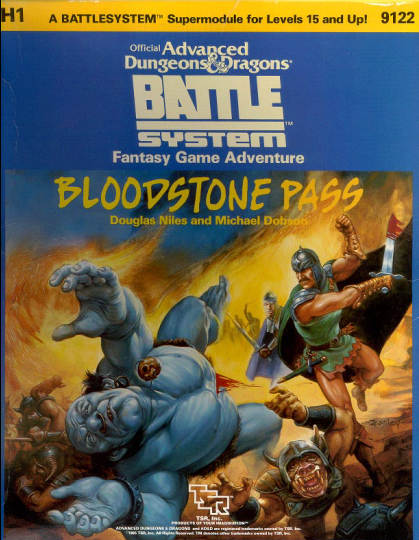 406. Douglas Niles and Michael Dobson – H1: Bloodstone Pass (1985)