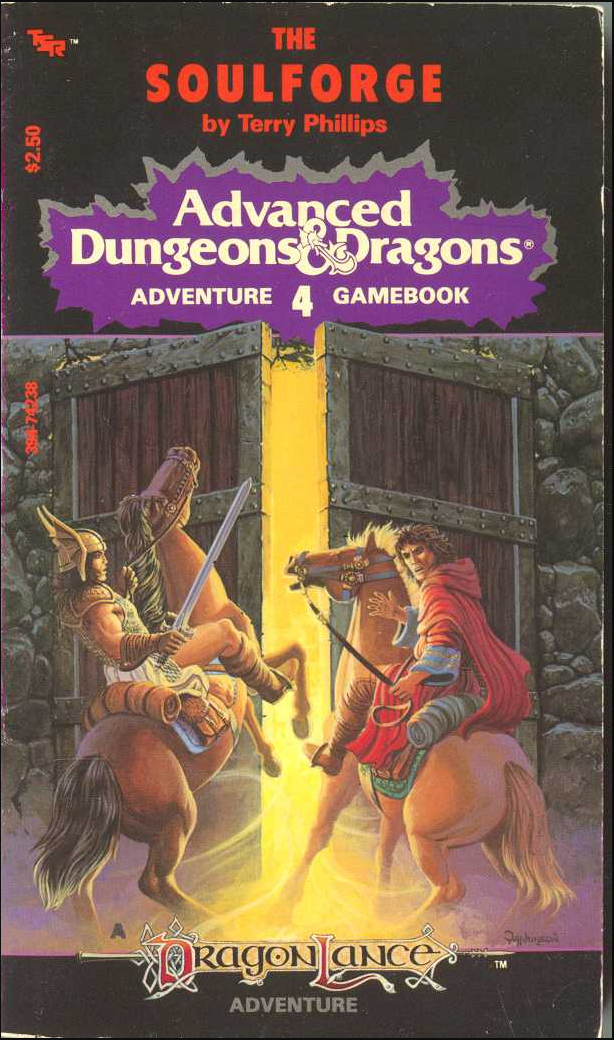 413. Terry Phillips – Advanced Dungeons & Dragons Adventure Gamebook #4: The Soulforge (1985)