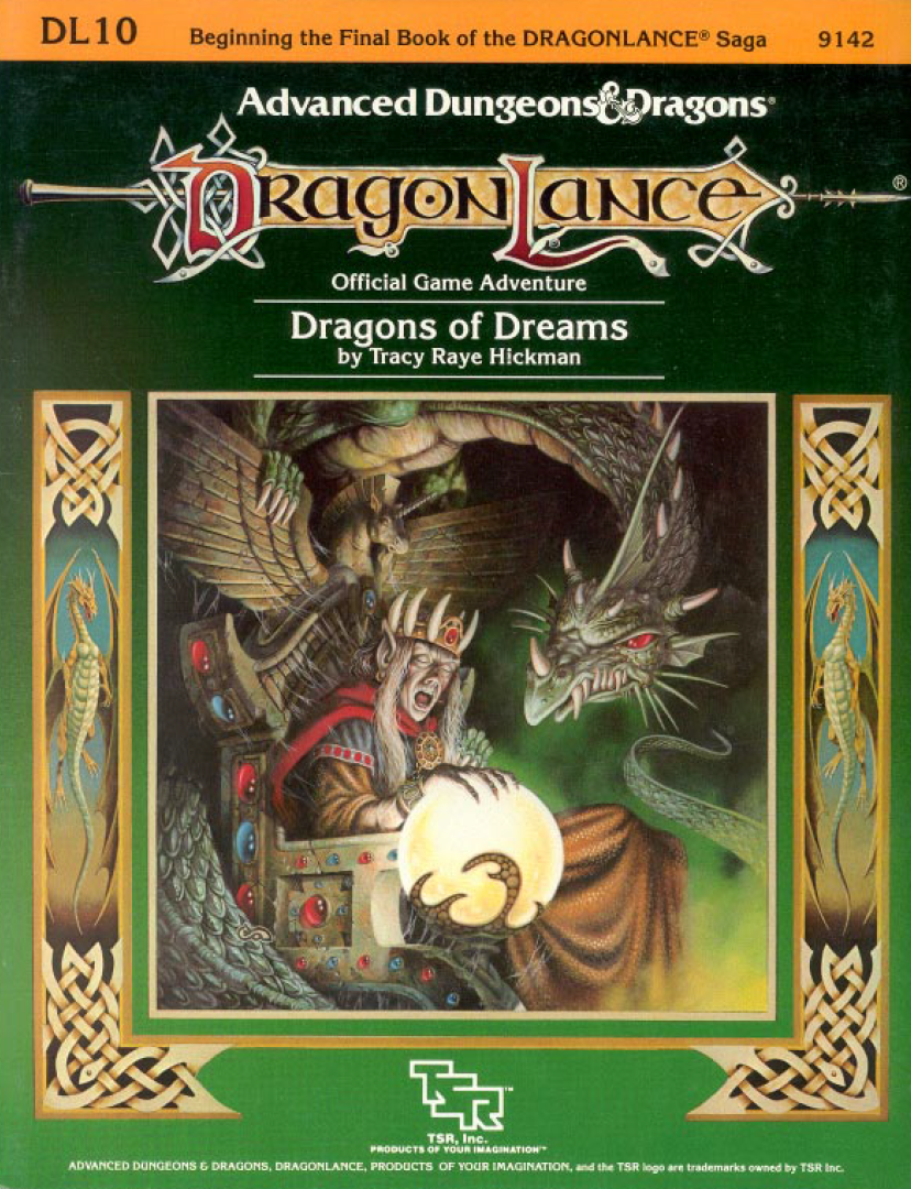 440. Tracy Raye Hickman – DL10: Dragons of Dreams (1985)