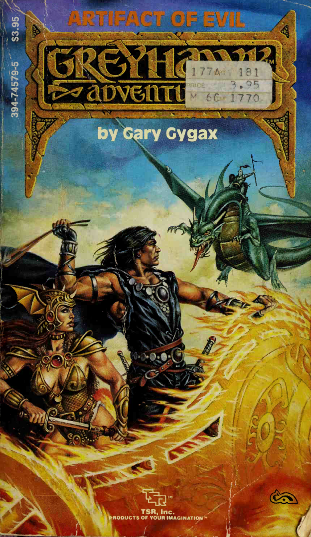 445. Gary Gygax – Greyhawk Adventures: Artifact of Evil (1986)