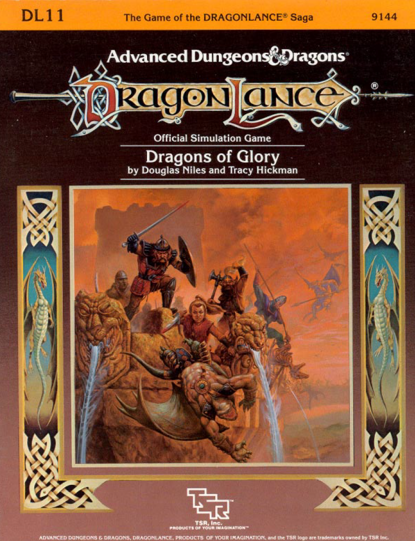 446. Douglas Niles and Tracy Hickman – DL11: Dragons of Glory (1986)