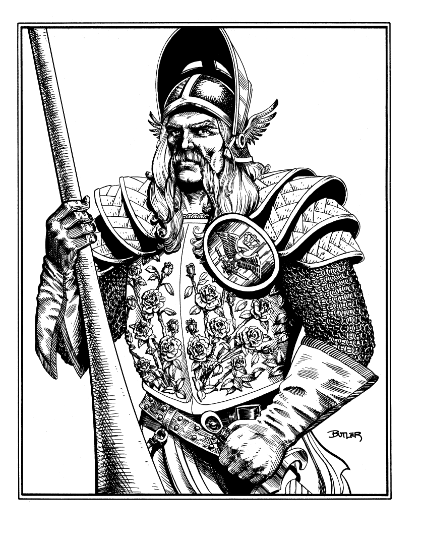Jeff Butler, David Sutherland III and others – Interior Art, Maps and Game Tokens for DL11: Dragons of Glory (1986)