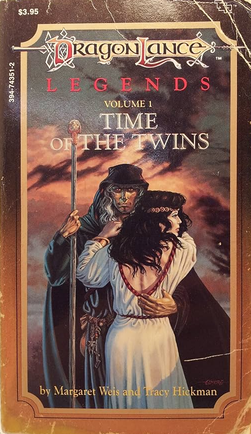 456. Margaret Weis and Tracy Hickman – Dragonlance Legends Volume 1: Time of the Twins (1986)
