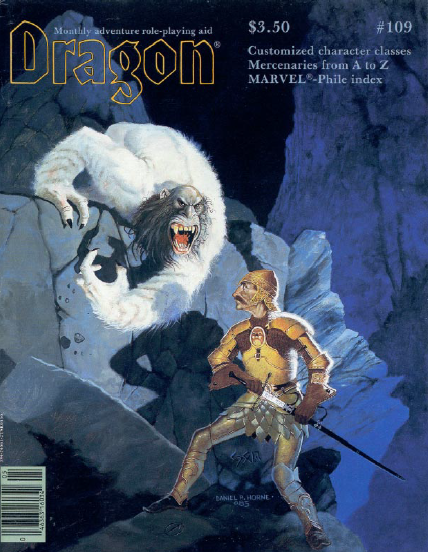 463. Various Authors – Dragon #109 (May 1986)